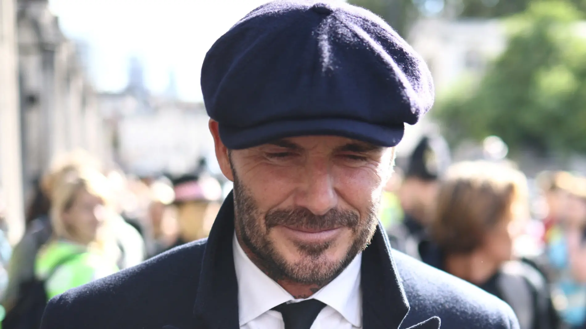 David Beckham  Reina Isabel II 